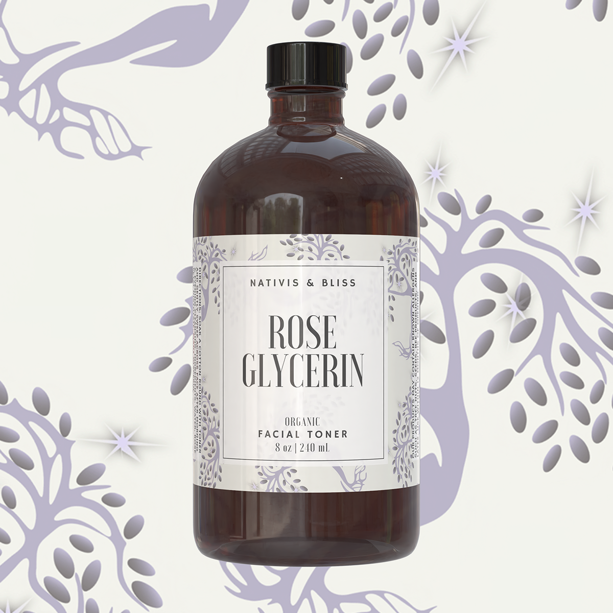 Rose Glycerin | Facial Toner | 8ox | 240mL